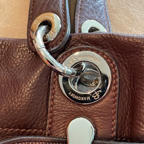 Bruce Makowsky brown leather purse - Picture 2 of 5